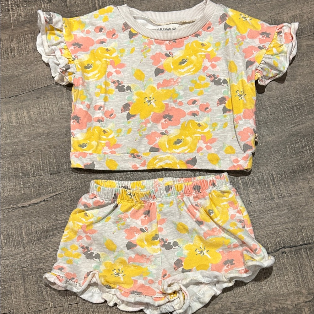 BearPaw toddler Outfit with Colorful Accents